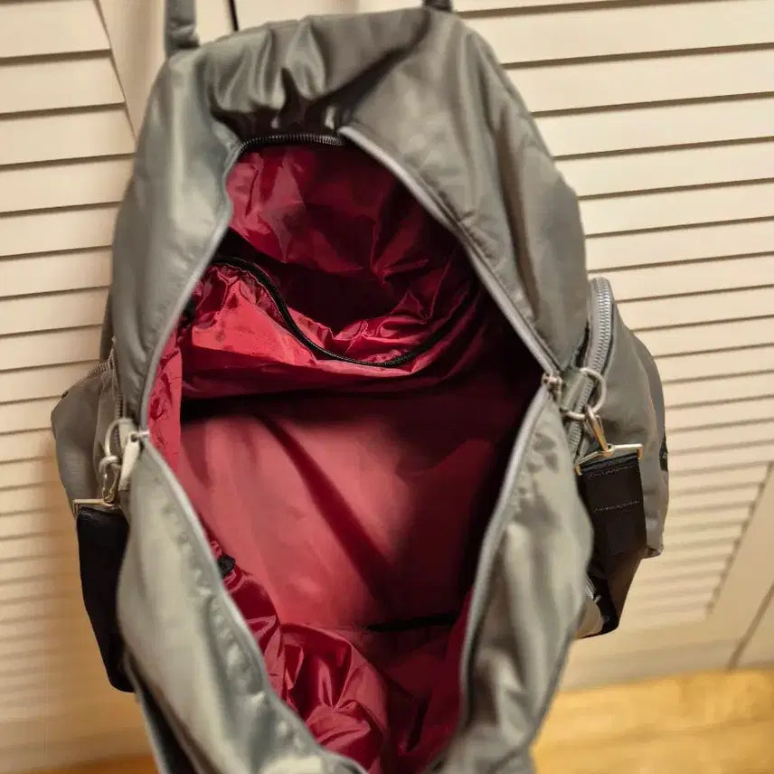 [BUNJANG] ONOFF Boston Golf Bag Khaki Silver / 온오프 보스턴 골프백 카키실버
