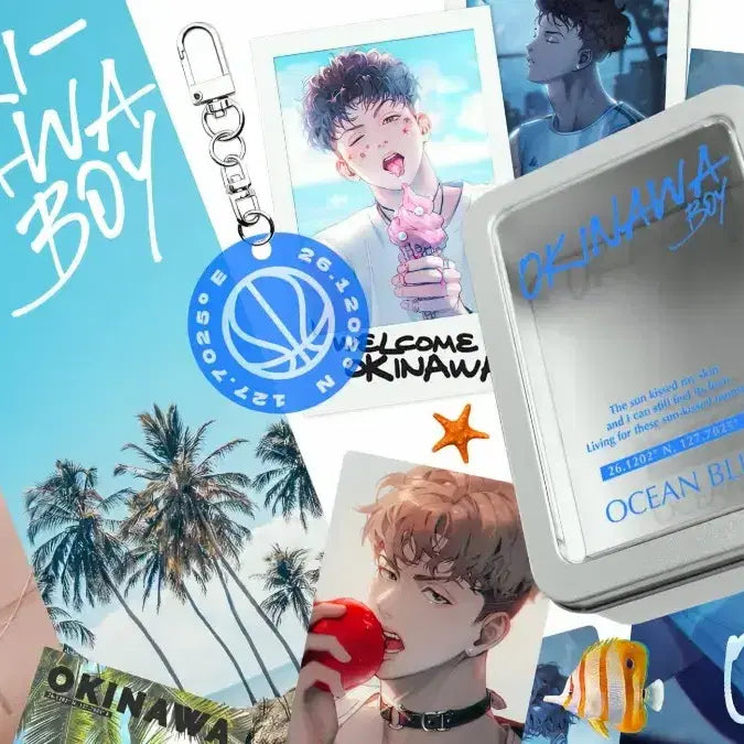 [BUNJANG] Slam Dunk Song Tae-seop Okinawa Concept Tin Case / 슬램덩크 고사리님 오키나와 보이 송태섭 틴케이스