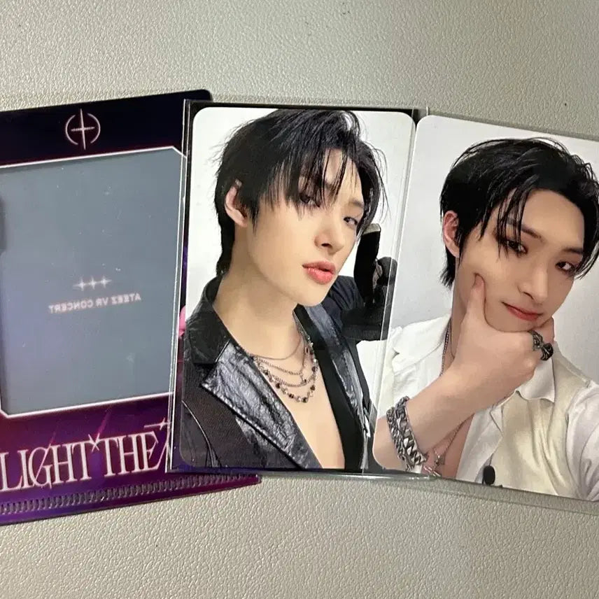 [BUNJANG] ATEEZ Mingi VR Concert 1st &amp; 2nd Week POB Photocard Holder / 민기) 에이티즈 VR콘서트 1주차 2주차 특전 포카 양도 판매