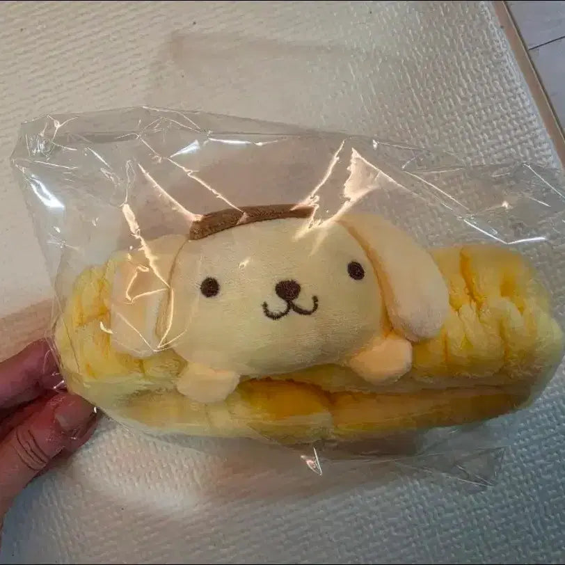 [BUNJANG] Sanrio Pompompurin Set: Headband, Eraser, Slot Machine Keychain / 산리오 폼폼푸린 세트 세안밴드 지우개 슬롯머신 키링