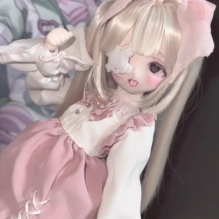 [BUNJANG] DDH-01 Custom Head + Eyes + Wig Set / mdd ddh-01 일옥 커스텀 헤드+안구+가발