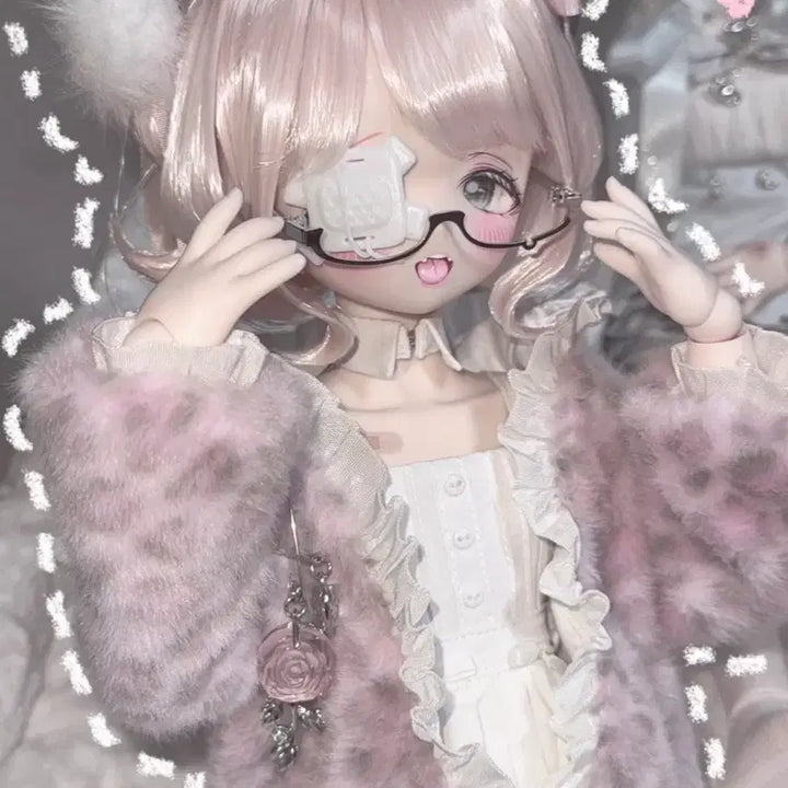 [BUNJANG] DDH-01 Custom Head + Eyes + Wig Set / mdd ddh-01 일옥 커스텀 헤드+안구+가발