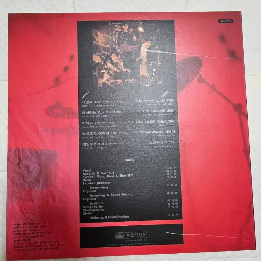 [BUNJANG] Shin Sung Woo "To The Future" LP Jacket (Alternate Version) / 신성우 LP 자켓 다른 버전 내일을 향해