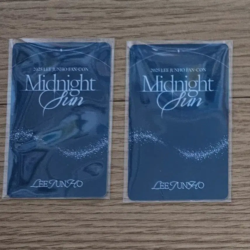[SOLD OUT] 이준호 미드나잇썬  MD 특전 포카 2종 일괄