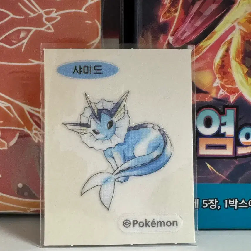 [BUNJANG] Pokemon 30th Anniversary Pachirisu Sticker / 포켓몬 30주년 띠부씰 아트웍 샤미드, 날쌩마 판매