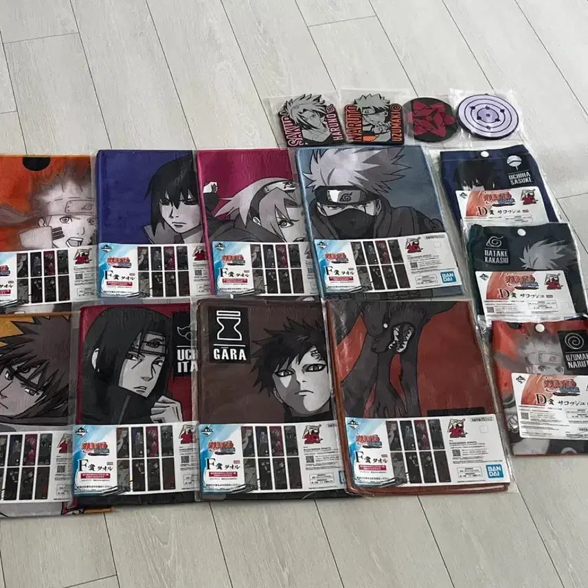 [BUNJANG] Naruto Ichiban Kuji Towel Bundle Set / 나루토 제일복권 쿠지 일괄 타올