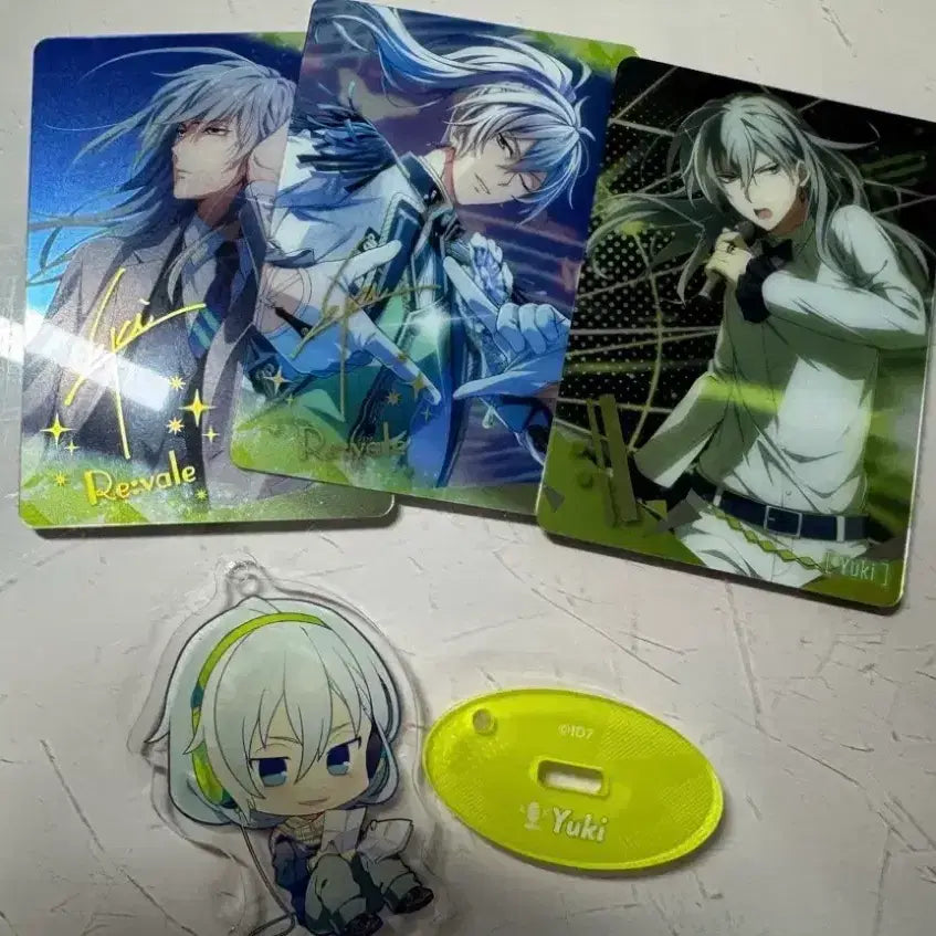 [BUNJANG] IDOLiSH7 YUKI Acrylic Stand &amp; Metacard Bundle Set / 아이나나 유키 아크릴스탠드 메타카 일괄