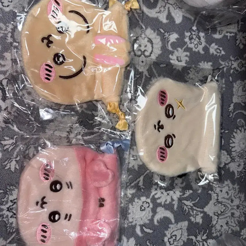 [BUNJANG] Chiikawa Furuhonya Kani Rakko Usagi Drawstring Pouch Bundle Set / 일괄) 후루혼야 카니 랏코 우사기 복조리 파우치 치이카와