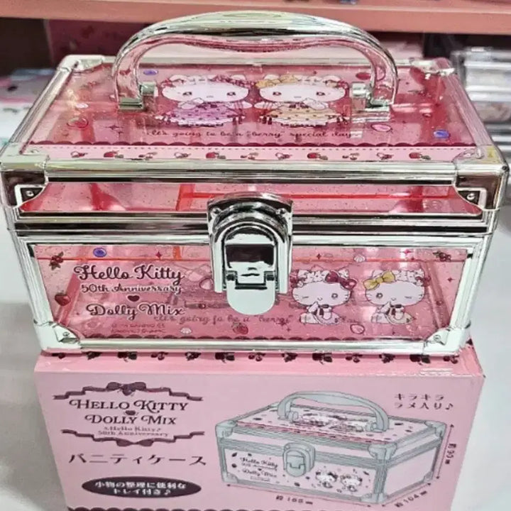 [BUNJANG] Sanrio Hello Kitty 50th Anniversary Dollymix Storage Box / 헬로키티 50주년 기념  [산리오] 키티 돌리믹스 보관함