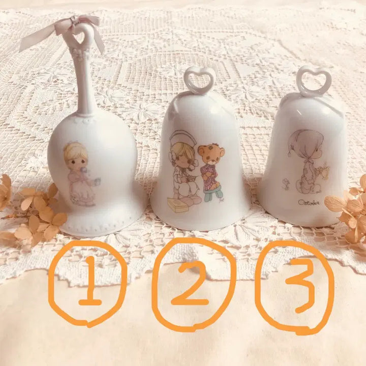 [BUNJANG] Antique Precious Moments Bells / 앤틱 빈티지 프레셔스모먼트 벨
