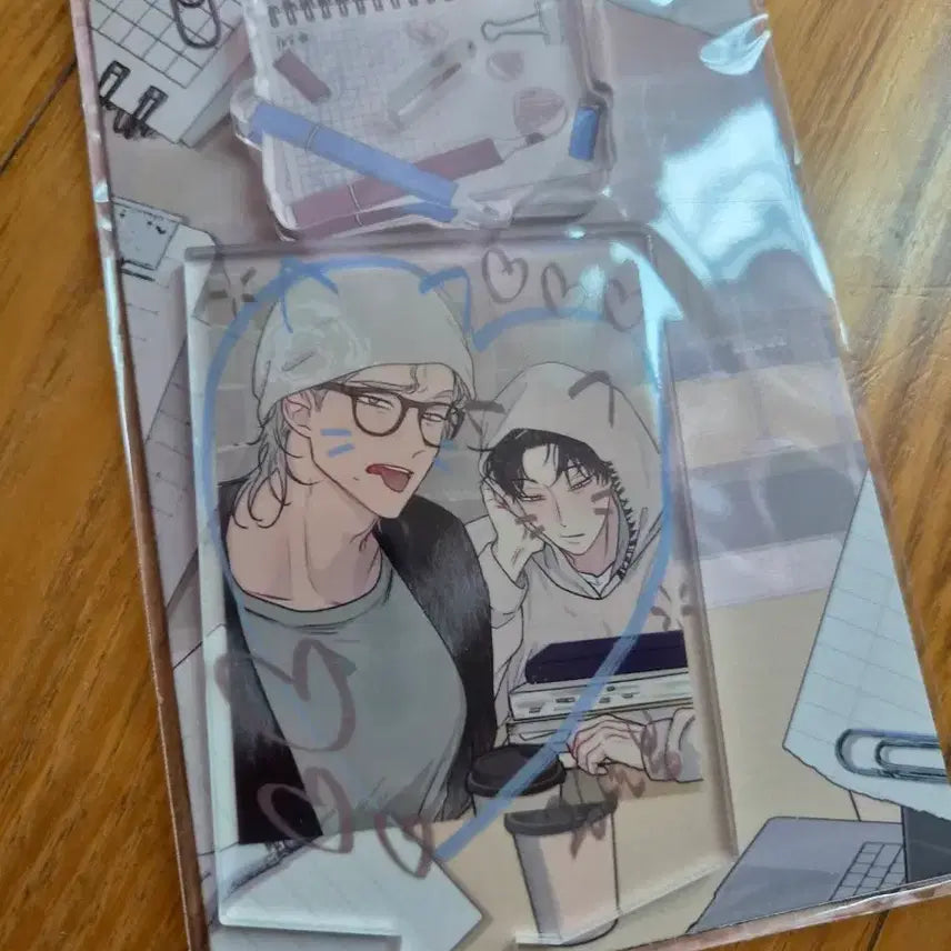 [BUNJANG] Mulgaeui Bam (Night of the Shore) Back to School Acrylic Stand Yeo Taeju Kim Euihyun / 물가의 밤 물밤 신학기 아크릴 스탠드 여태주 김의현 / 포카 특전 교환