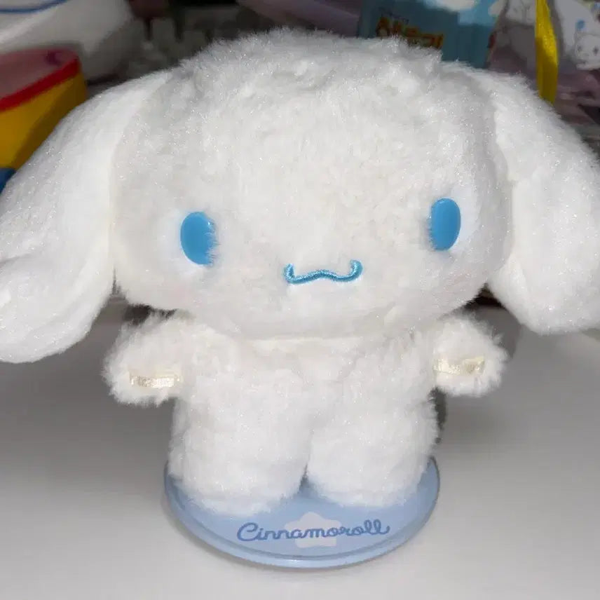 [BUNJANG] Sanrio Cinnamoroll 2022 "Pitatto" M Plush Mascot / 산리오 시나모롤 22년도 피탓토 M 누이 인형 마스코트