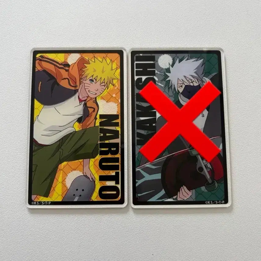 [BUNJANG] Naruto Skater Acrylic Card / 나루토 스케이터 아크릴 카드 굿즈