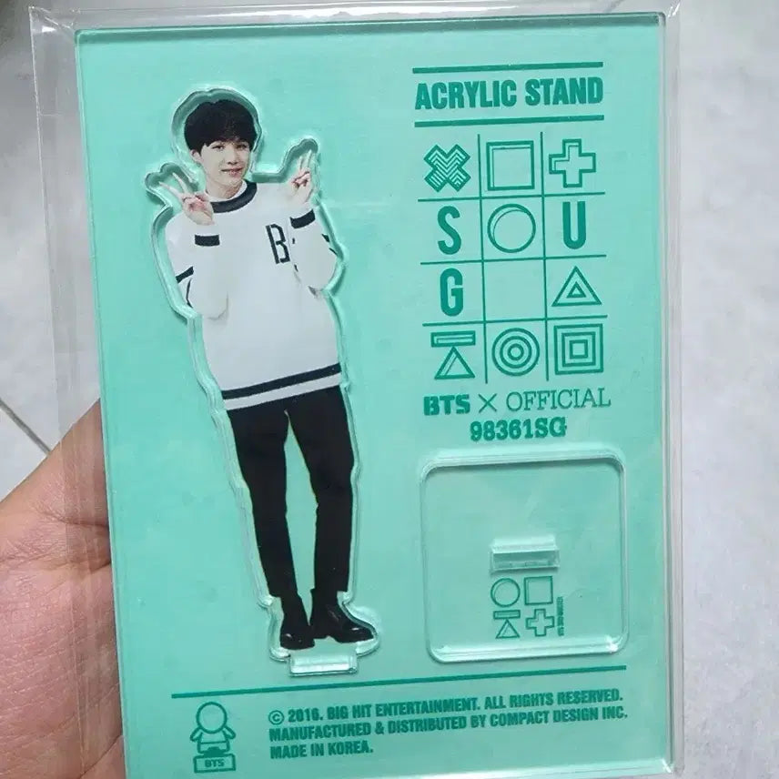 [BUNJANG] BTS 3rd Muster Suga Acrylic Stand / 방탄 3기 머스터 슈가 아크릴스탠드