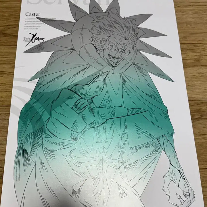 [BUNJANG] Fate/Zero Caster Faction Early Reservation Exclusive Line Art Poster / 페이트 제로 캐스터 진영 블루레이 조기 예약 특전 선화 포스터
