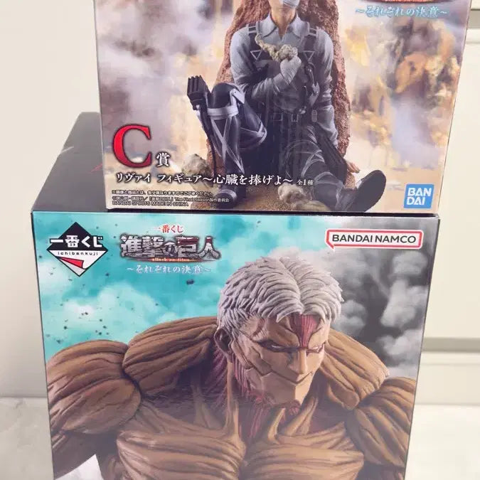[BUNJANG] Attack on Titan Armored Titan Prize A Figure (Sealed) / (미개봉) 새상품 이치방쿠지 진격의거인 A상+C상+하위상