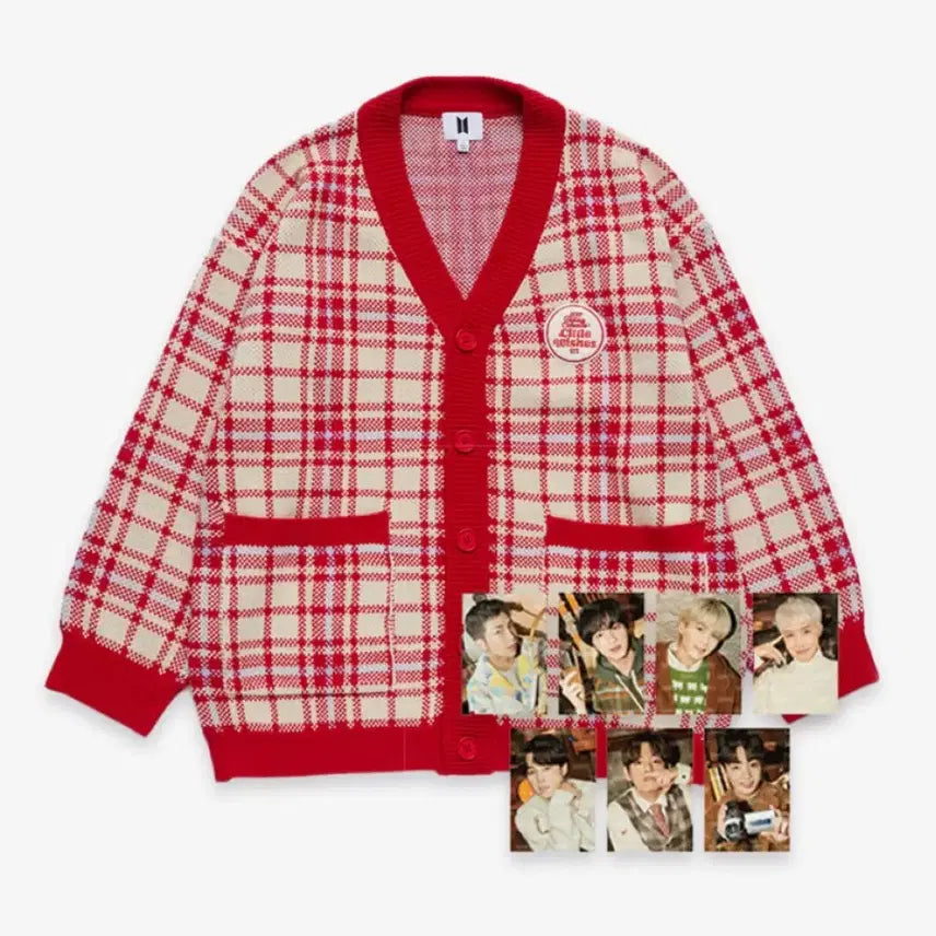 [BUNJANG] BTS Holiday Cardigan / 방탄 홀리데이 가디건 포카 제외
