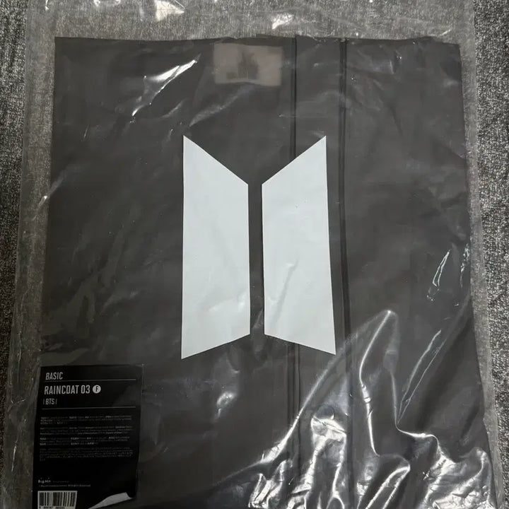 [BUNJANG] BTS Suga Yoongi Clear Raincoat / 방탄 슈가 윤기 레인코트 우비