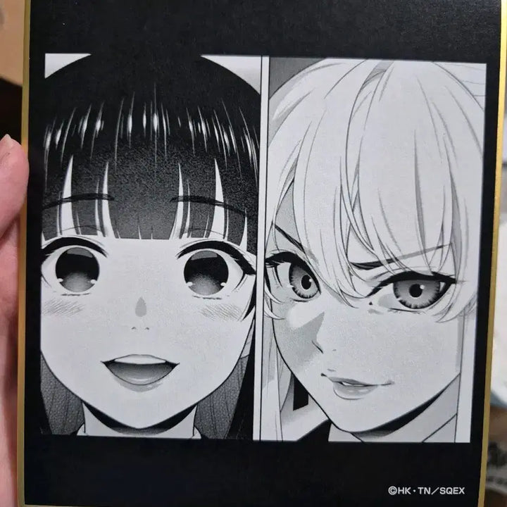 [BUNJANG] Kakegurui Yumeko &amp; Meari Shikishi Pop-up Limited Edition / 카케구루이 팝업 색지 유메코 메아리