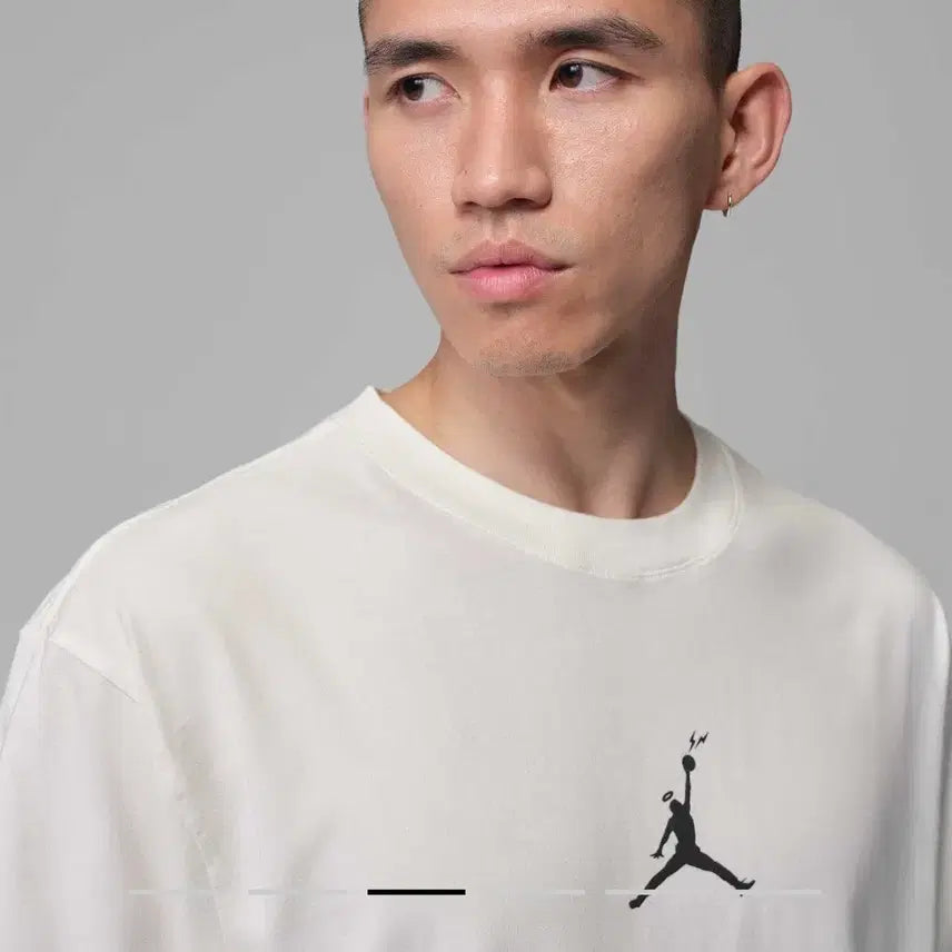 [BUNJANG] Jordan x Union x Fragment T-Shirt Black Pale Ivory (XS) / 조던 x 유니온 x 프라그먼트 티셔츠 사이즈XS