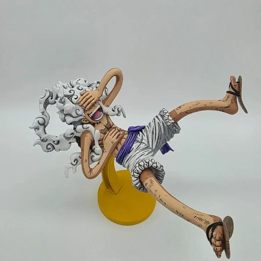 [BUNJANG] One Piece Luffy Gear 5 Painted Figure / 원피스 킹오아 루피 기어 5 애니도색 리페인트 피규어