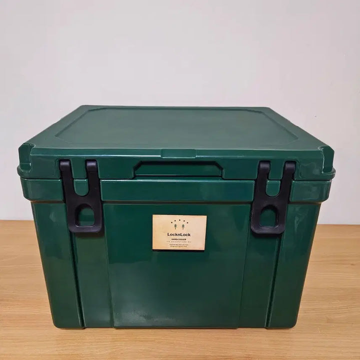 [BUNJANG] Lock &amp; Lock 25L Hard Cooler Ice Box - Khaki / (새제품)락앤락 25L 하드 쿨러, 25리터 카키색 아이스박스