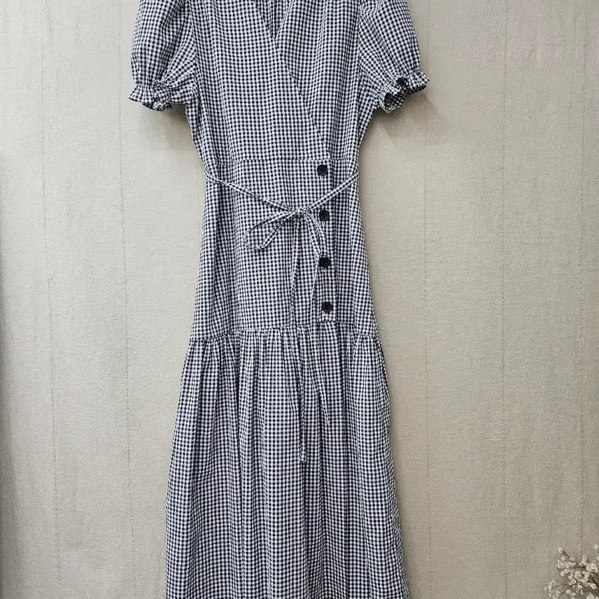 [BUNJANG] G-Cut Check Long Dress / 지컷 g cut 체크 롱원피스 55