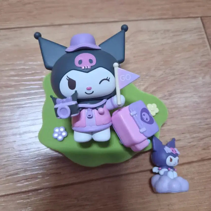 [BUNJANG] TOPTOY Sanrio Family Camping Series Kuromi Figure with Gacha / 탑토이 산리오 패밀리 캠핑 키즈 시리즈 쿠로미 +쿠로미가챠