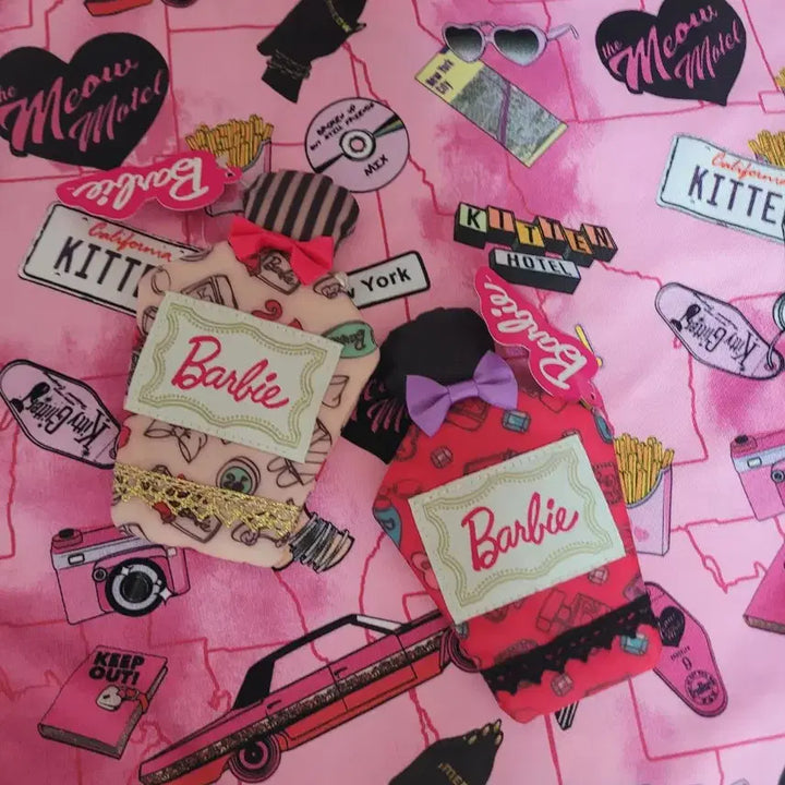 [BUNJANG] Barbie Perfume Pouch Set Limited Edition / 바비 인형 퍼품 파우치셋 한정판