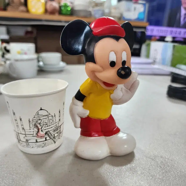 [BUNJANG] China Mickey Mouse Rubber Figurine (14.3cm) / 오래전에 미국으로 수출한 차이나 