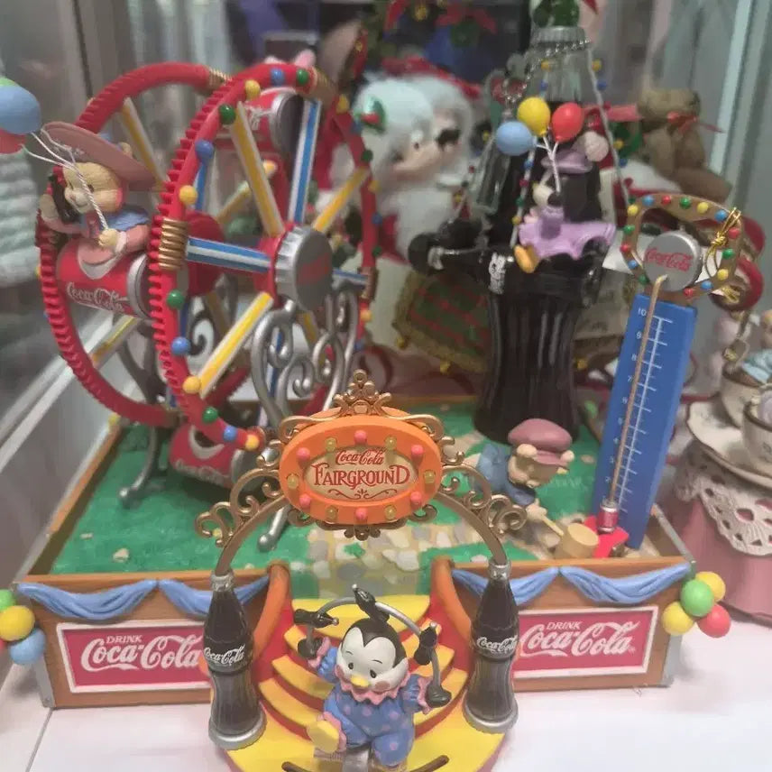 [BUNJANG] E.Nesco Coca-Cola Fairground Carousel Music Box / 에네스코 코카콜라 페어그라운드 오르골
