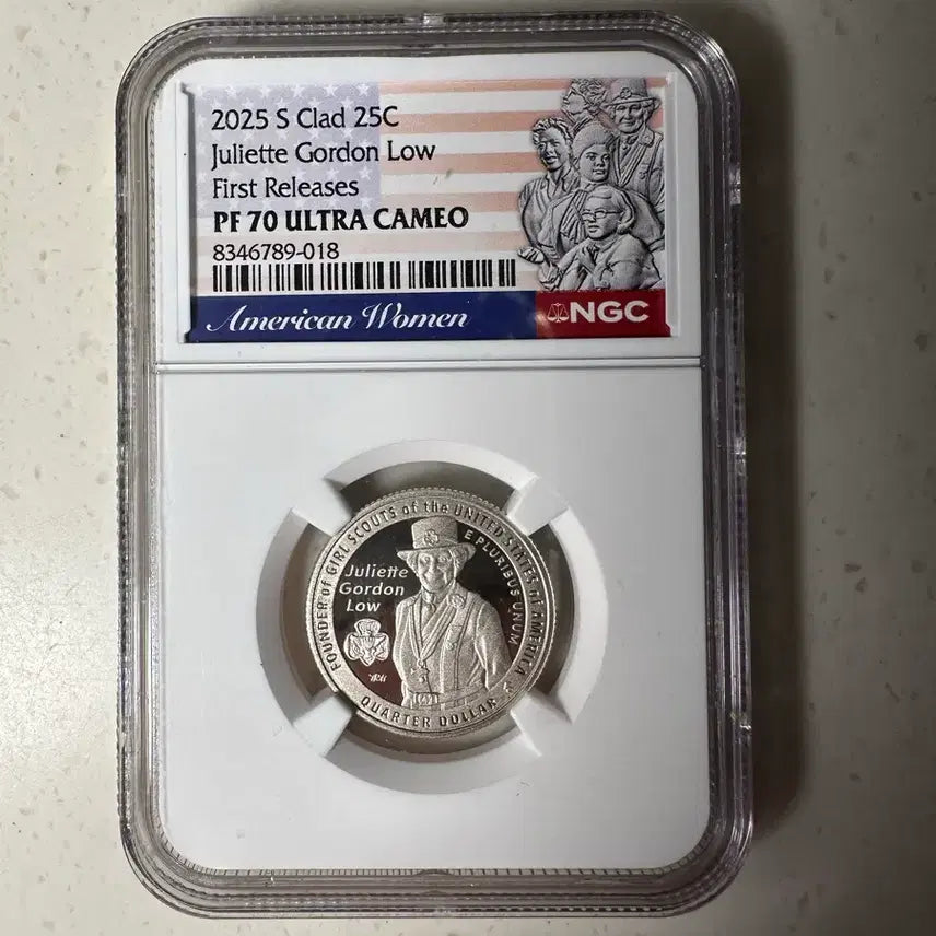 [BUNJANG] 2025 Juliet Gordon Low Quarter Dollar NGC PF 70 Ultra Cameo / 2025 줄리엣 고든 로우 쿼터달러 NGC PF 70 울트라 카메오
