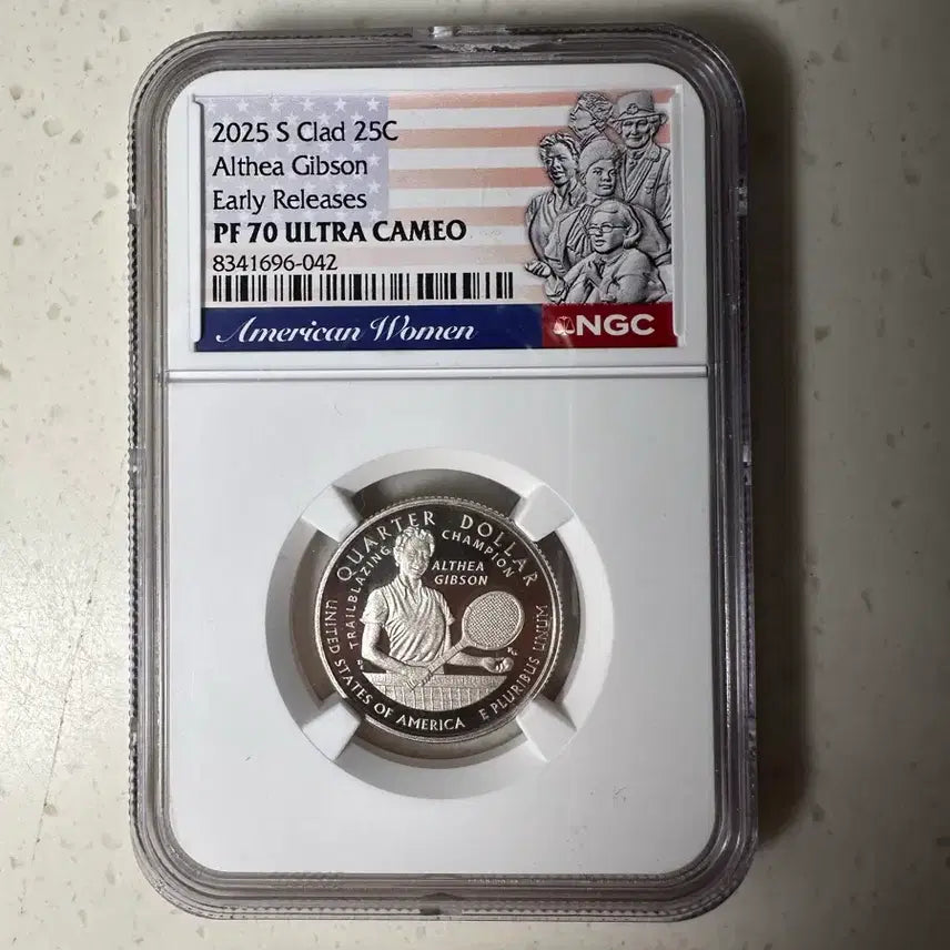 [BUNJANG] 2025 Althea Gibson Quarter NGC PF70 Ultra Cameo / 2025 알테아 깁슨 쿼터 NGC PF70 울트라 카메오