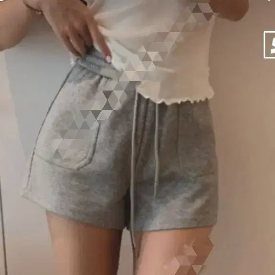 [BUNJANG] A-Line High-Waisted Shorts (Durable Fabric) / 새-허벅지반쪽팬츠(탄탄소재)
