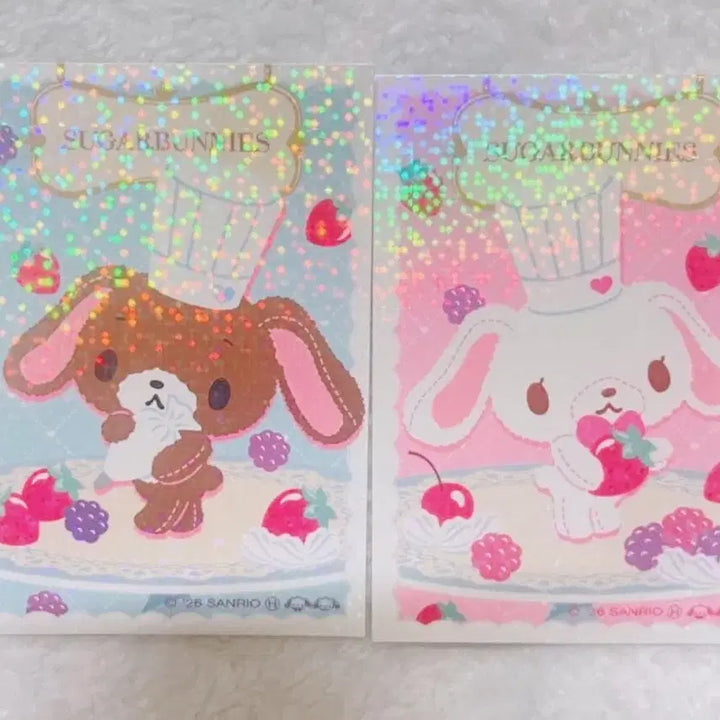 [BUNJANG] Sanrio Sugarbunnies Special Cards 4 Types Bundle Set / 슈가바니즈 특전카드 4종 일괄 판매 굿즈
