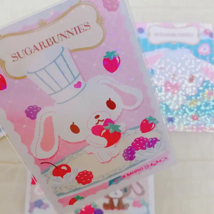 [BUNJANG] Sanrio Sugarbunnies Special Cards 4 Types Bundle Set / 슈가바니즈 슈가버니즈 특전카드 4종 일괄 판매