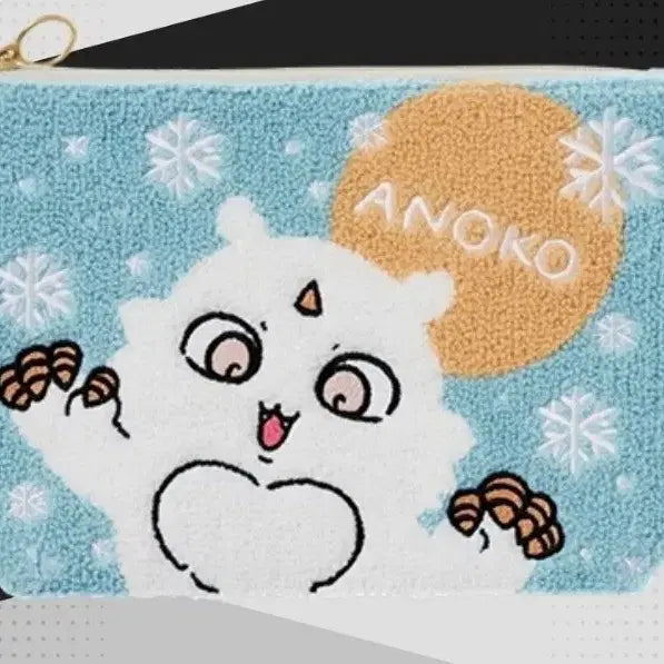 [BUNJANG] Chiikawa Nanachiki Snowman Seven-Eleven Kuji D Prize Pouch (Sealed) / 치이카와 먼작귀 눈사람 세븐일레븐 쿠지 D상 아노코 파우치 (미개봉)