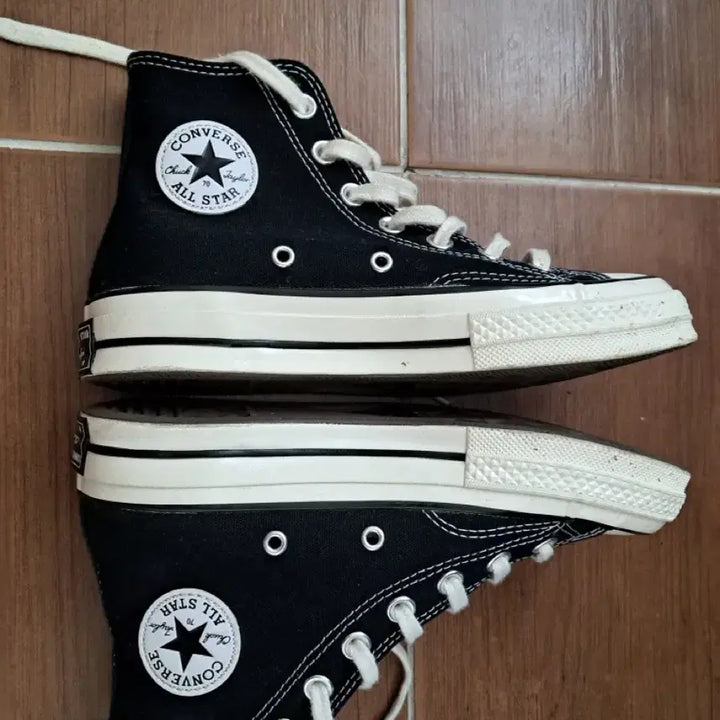 [BUNJANG] Converse Chuck Taylor 70s High Black / 컨버스 척테일러 70s 하이 블랙 240