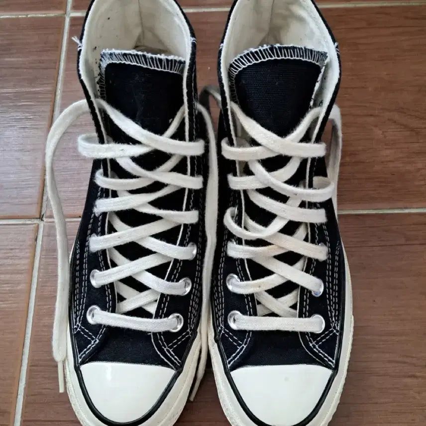 [BUNJANG] Converse Chuck Taylor 70s High Black / 컨버스 척테일러 70s 하이 블랙 240