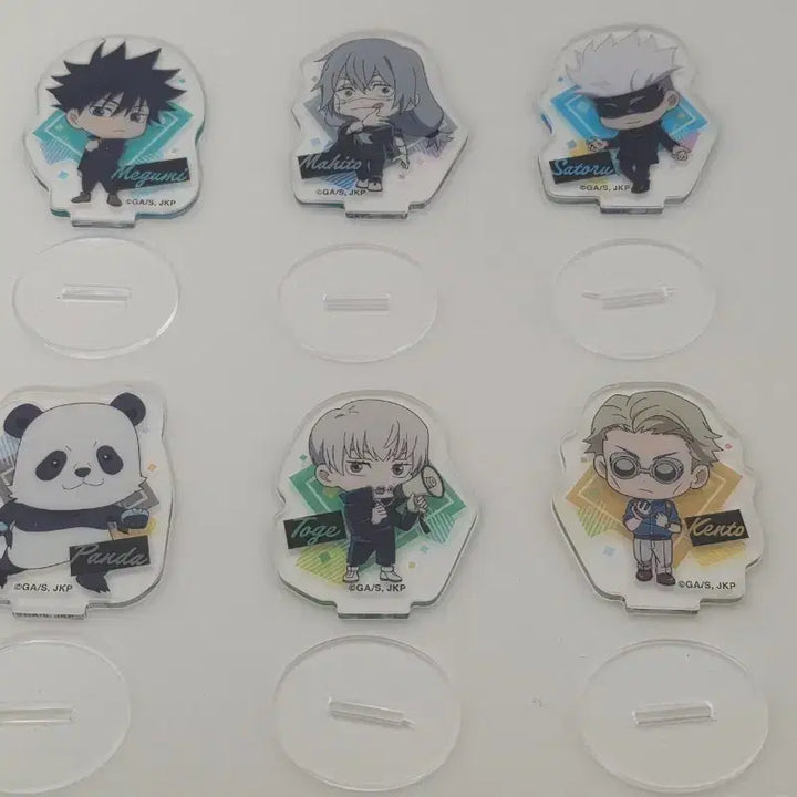[BUNJANG] Jujutsu Kaisen Mini Acrylic Standee Bundle Set / 주술회전 미니 아크릴 스탠드 6개 일괄 고죠 나나미 메구미