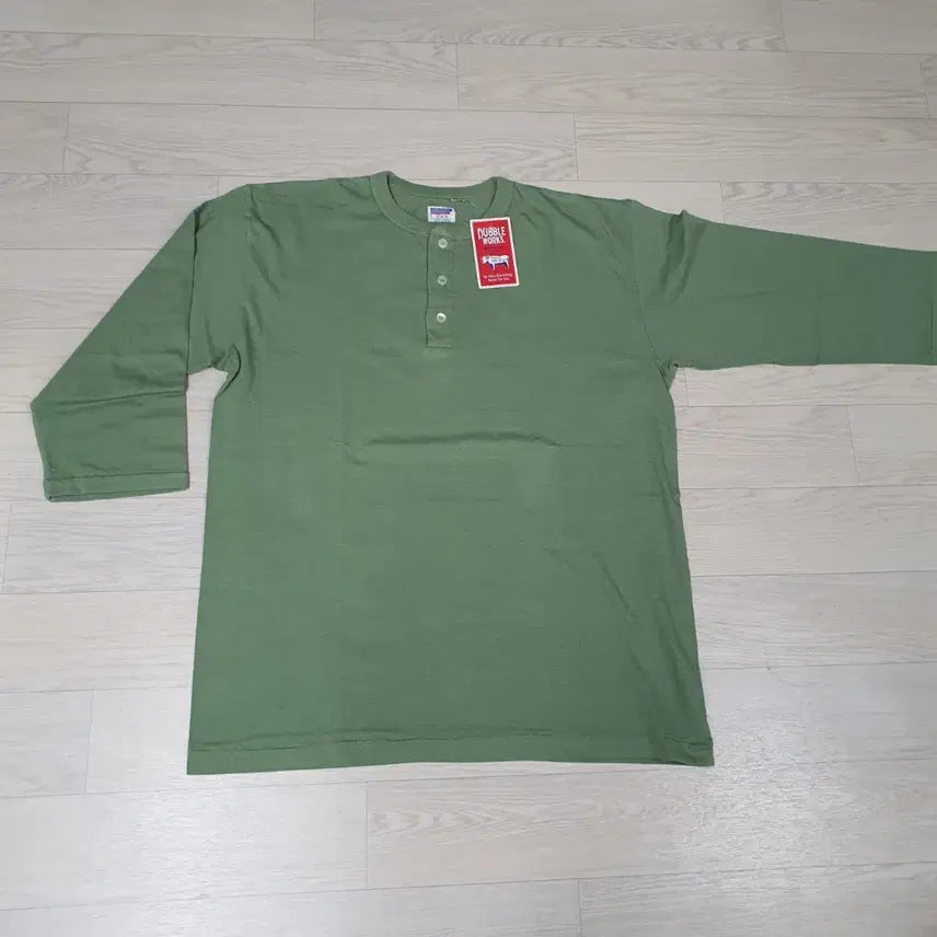 [BUNJANG] Dubble Works Henry Neck Loopwheel T-Shirt XL / Dubble Works 더블 웍스 더블웍스 웨어하우스 헨리넥 천축 루프휠