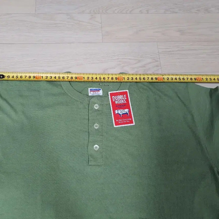 [BUNJANG] Dubble Works Henry Neck Loopwheel T-Shirt XL / Dubble Works 더블 웍스 더블웍스 웨어하우스 헨리넥 천축 루프휠