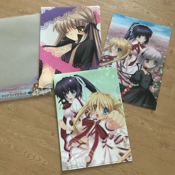 [BUNJANG] Key Little Busters! Rewrite Clear Poster File Set / KEY 타이토 리라이트 클리어 포스터 파일 세트