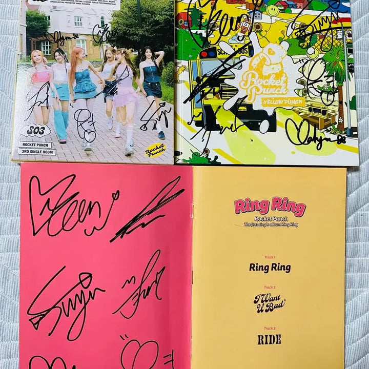 [BUNJANG] Rocket Punch Signed Album Set / 로켓펀치 Rocket Punch 친필싸인 앨범 3종세트 비매