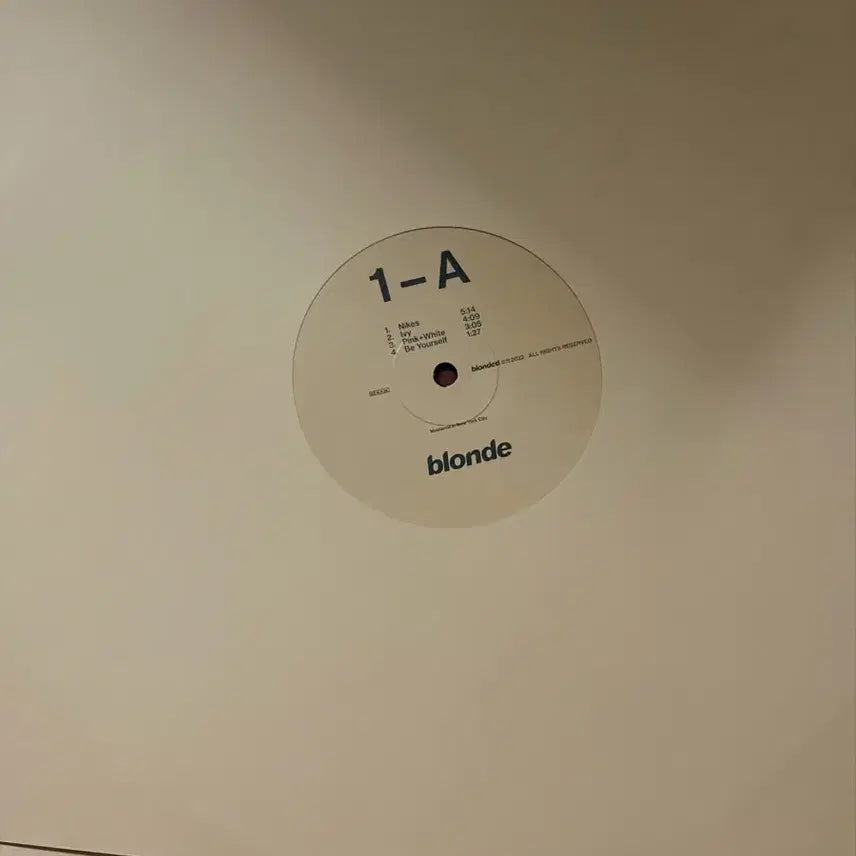 [BUNJANG] Frank Ocean Blond LP / 프랭크 오션 blonde LP