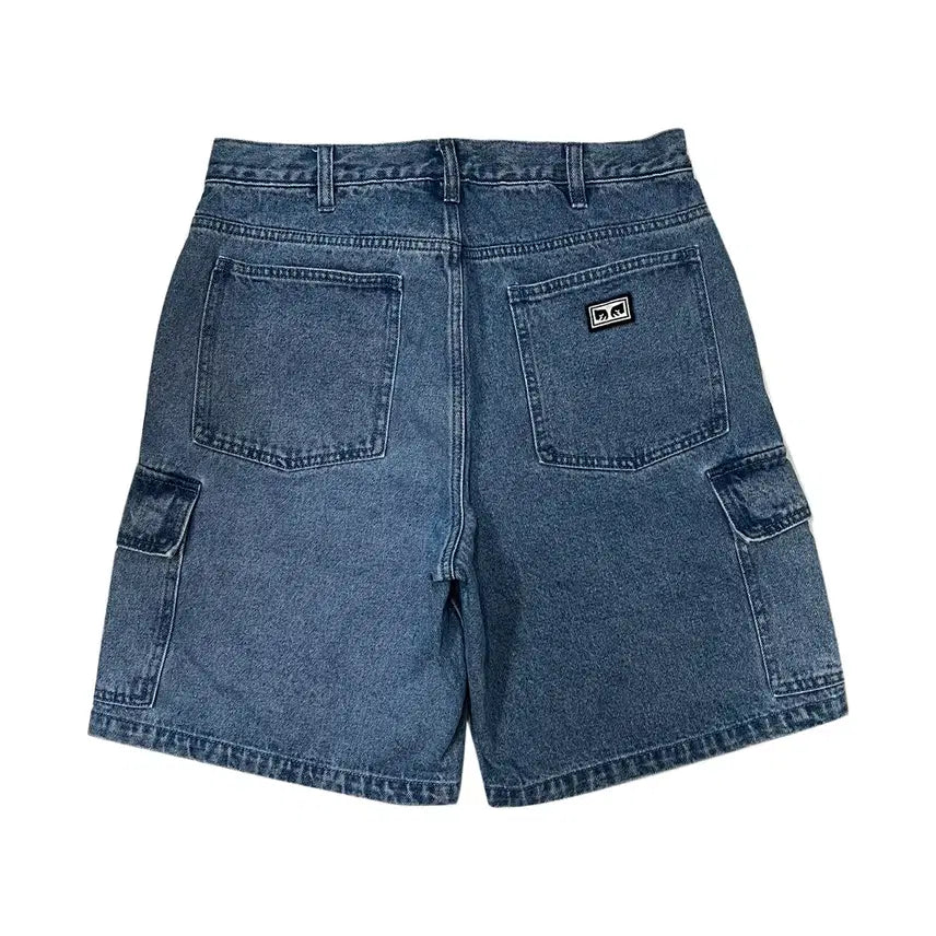 [BUNJANG] OBEY Bigwick Cargo Denim Shorts Pants 30 / 오베이 빅윅 카고 데님 쇼츠 팬츠 반바지 30
