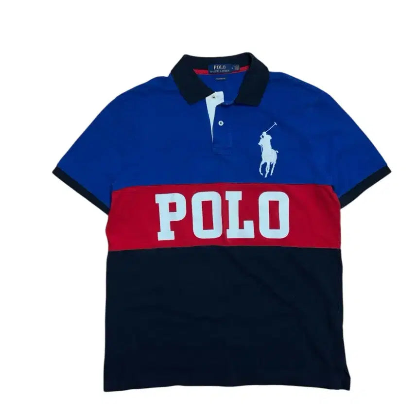 [BUNJANG] Polo Ralph Lauren Big Pony Logo Short Sleeve Polo Shirt / 폴로 랄프로렌 빅포니 빅로고 반팔 카라티셔츠