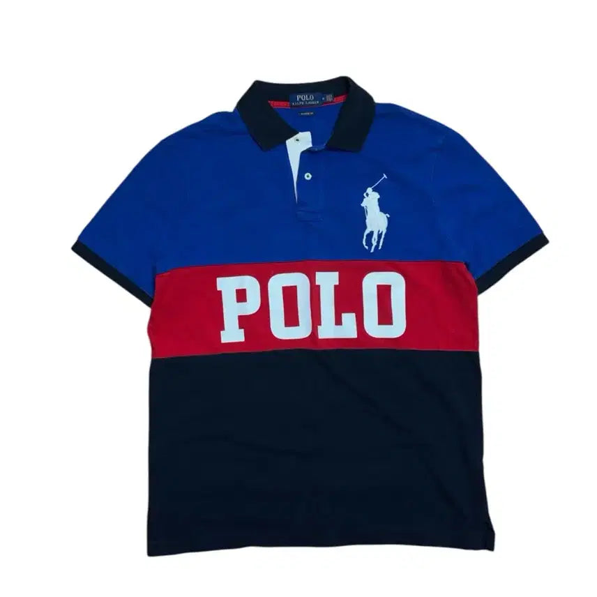 [BUNJANG] Polo Ralph Lauren Big Pony Logo Short Sleeve Polo Shirt / 폴로 랄프로렌 빅포니 빅로고 반팔 카라티셔츠