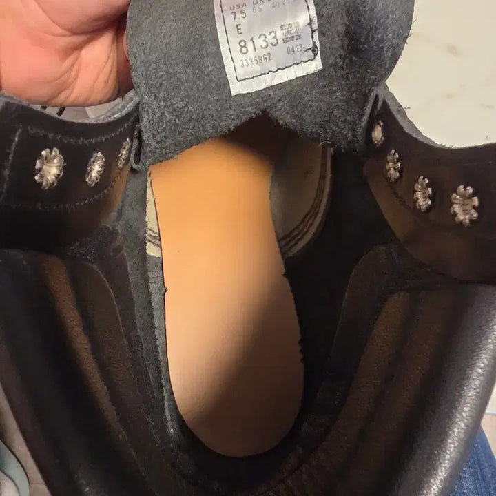 [BUNJANG] Red Wing 8133 Black Chrome Boots / 레드윙 8133 블랙크롬 255 (7.5e)