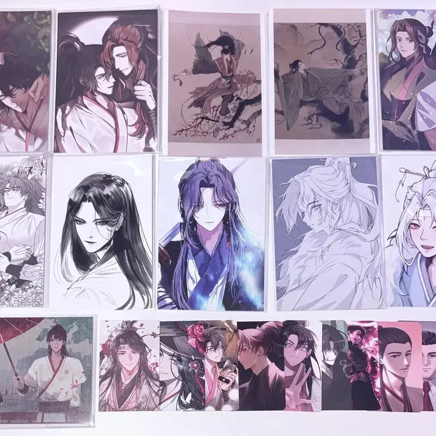 [BUNJANG] Hwasan Gwihwan 34 Card Set (Postcards, Photo Booth Strips, Photocards) / 화산귀환 원가이하 34장 지류 엽서 프박 포토카드 일괄